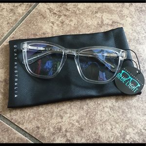 Quay Hardwire Clear Blue-Light Blocking Glasses